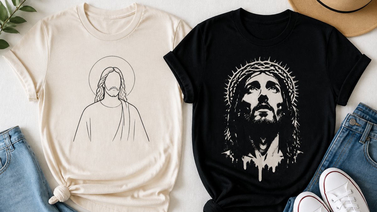 Minimalist vs Bold Typography: Jesus T-Shirt Design Guide