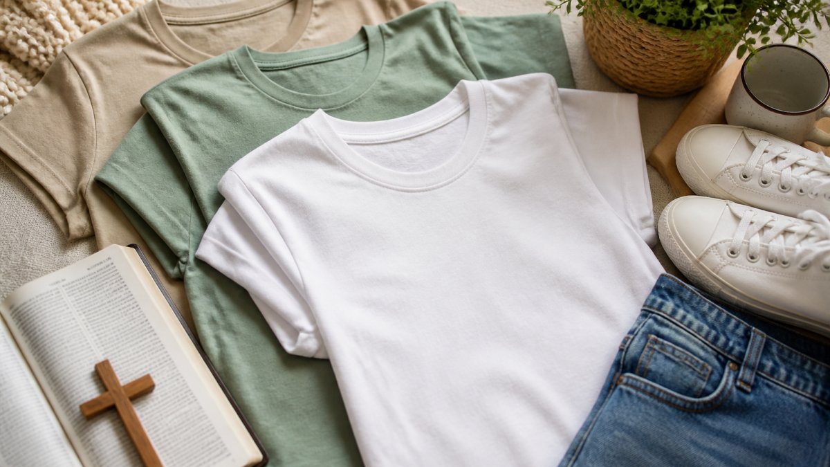 Modest Christian T-Shirts for Women Over 40