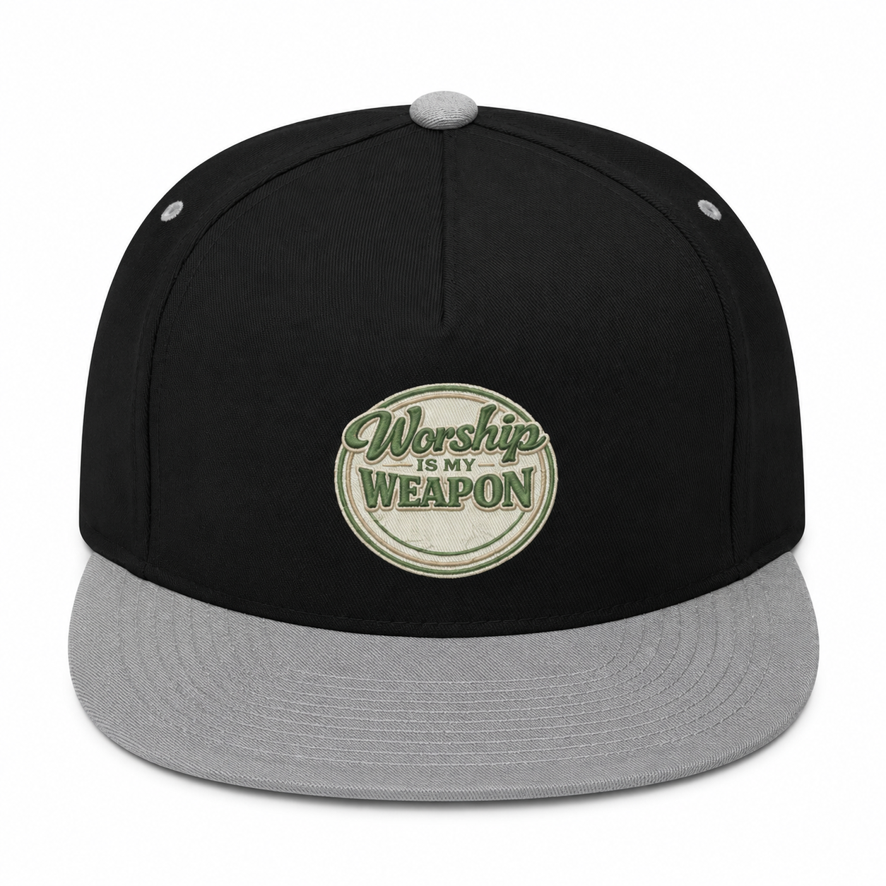 Worship Is My Weapon Christian Snapback Hat | Faith-Based Baseball Cap |