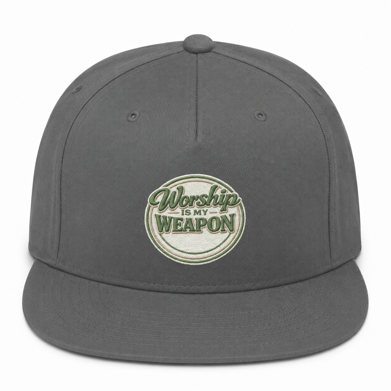Worship Is My Weapon Christian Snapback Hat | Faith-Based Baseball Cap |