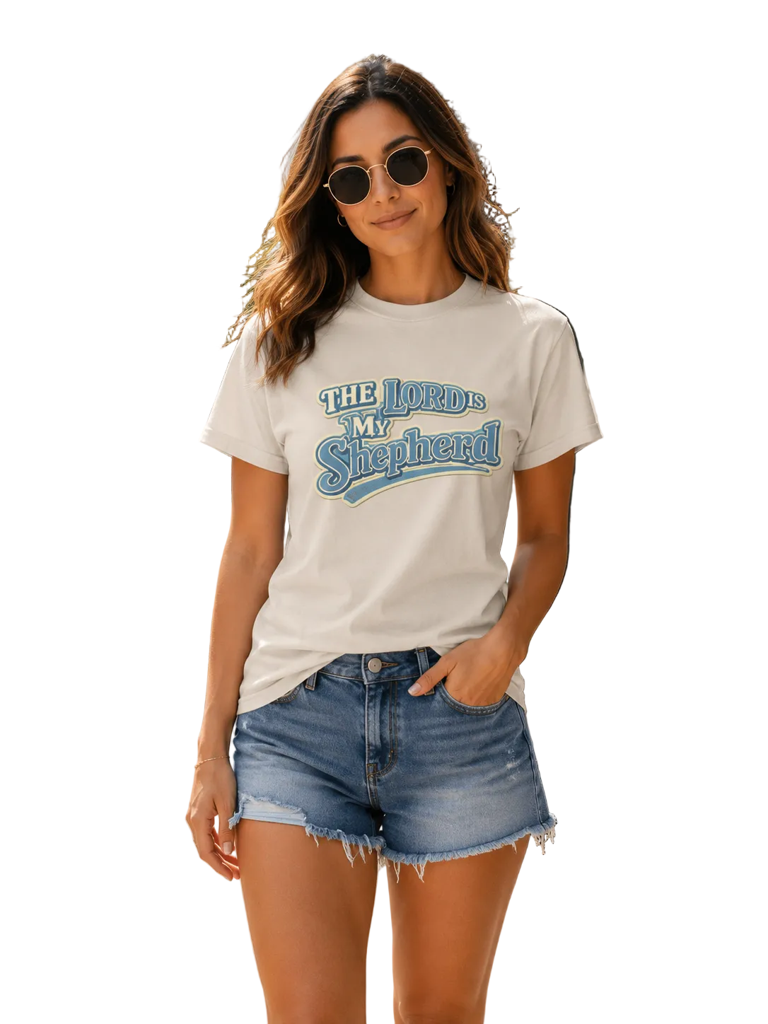 The Lord Is My Shepherd Christian T-Shirt | Faith-Based Graphic Tee | Inspirational Scripture Shirt