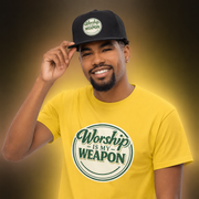 Worship Is My Weapon Christian Snapback Hat | Faith-Based Baseball Cap |
