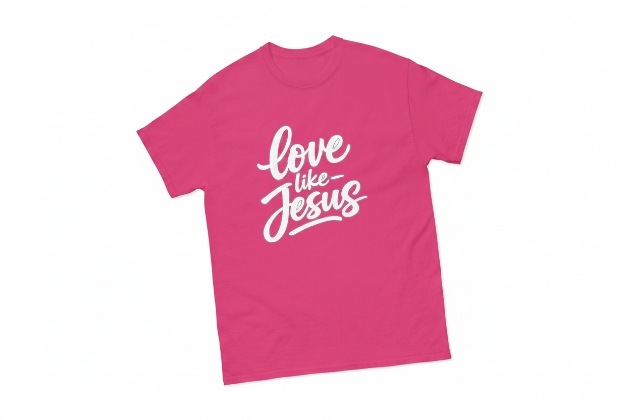 Love Like Jesus Inspirational Faith T-Shirt
