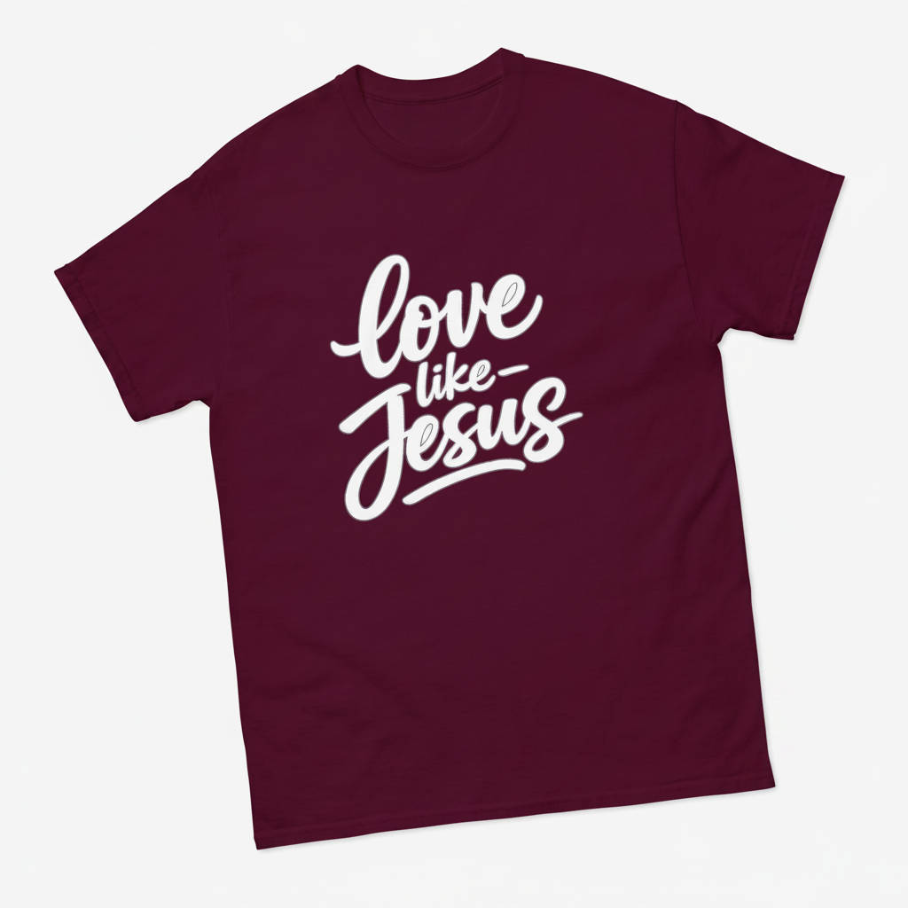 Love Like Jesus Inspirational Faith T-Shirt