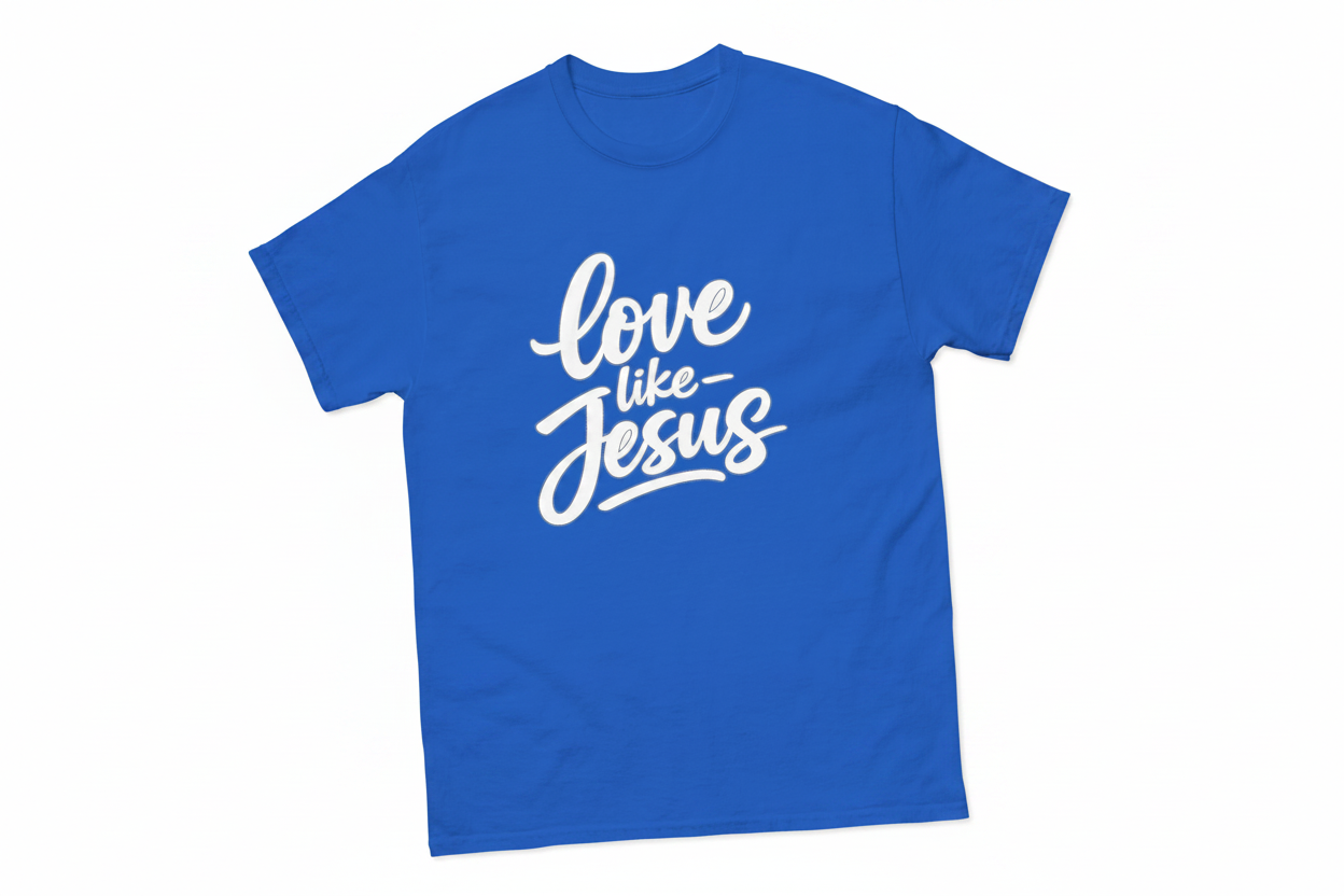 Love Like Jesus Inspirational Faith T-Shirt